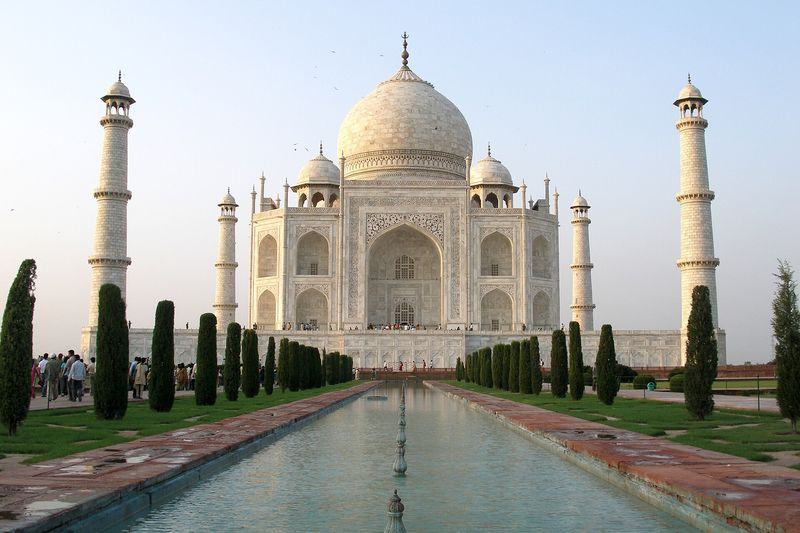 Taj Mahal reflecting pool — Delhi, India