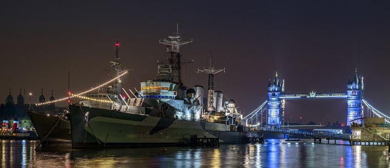 Tower Bridge at night — London, United Kingdom